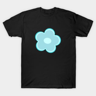 Ice blue Winter Flower T-Shirt